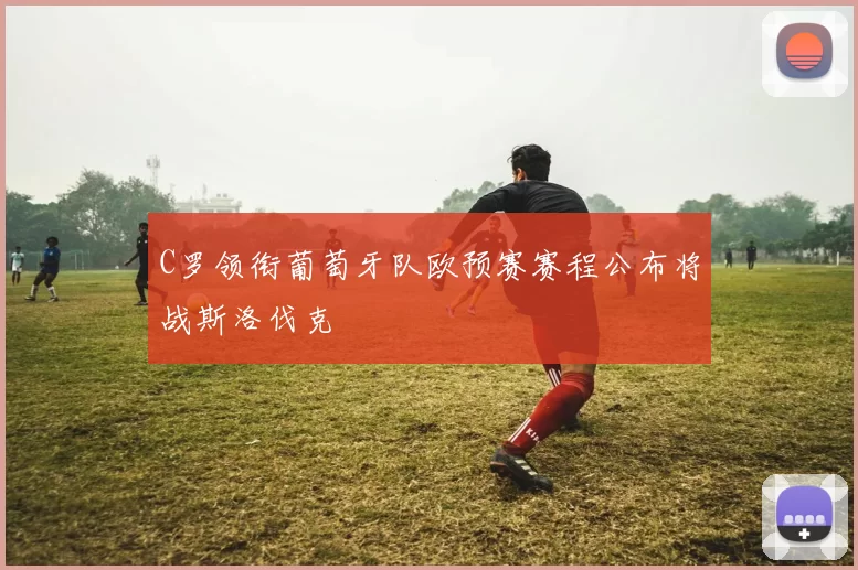 C罗领衔葡萄牙队欧预赛赛程公布将战斯洛伐克